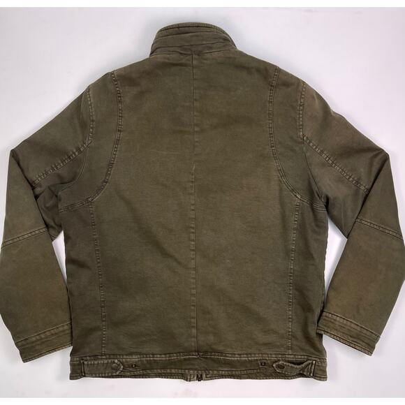 Levi’s Men’s Olive Green Military Stealth Utility Field Jacket Size Large - Picture 6 of 8